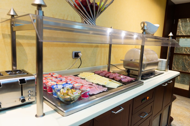 The breakfast buffet – Hotel Tiffany Milano