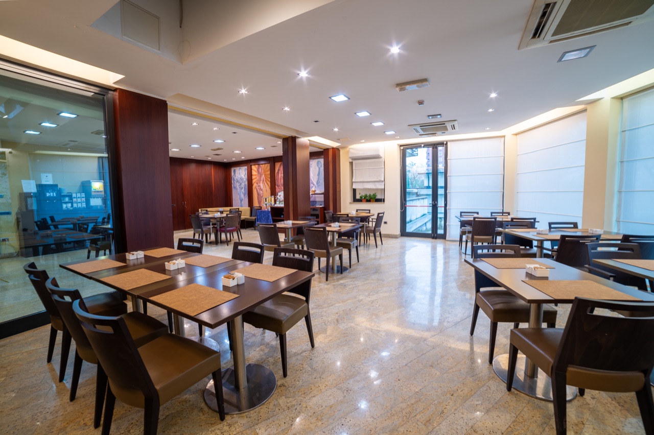 La sala colazioni – Hotel Tiffany Milano